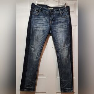 Stetson Women's Denim Blue Jeans - Size 14 Short Skinny